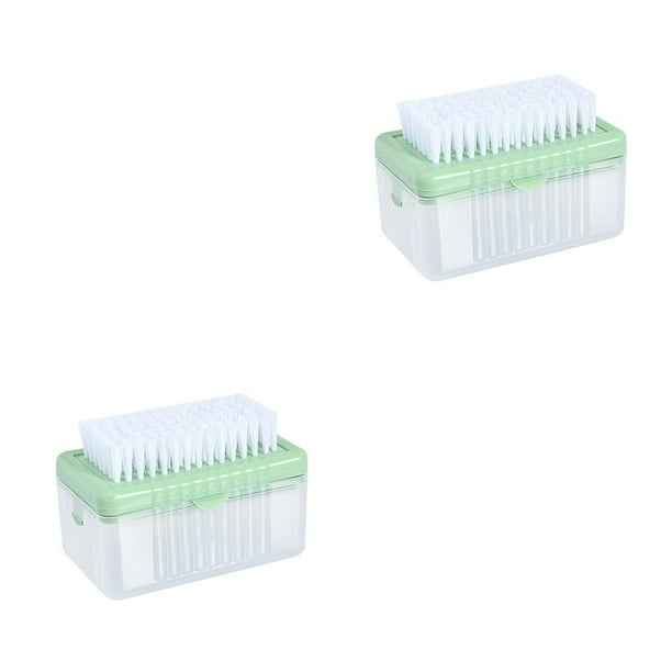 Wosthever Caja de espuma para baño, antideslizante para baño con rodillo, caja de drenaje para limpieza del hogar, contenedor multifuncional Type2 NO2