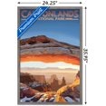 thumbnail image 3 of Lantern Press - Canyonlands National Park, Utah, Arch, Painterly Series Wall Poster, 22.375" x 34" Framed, 3 of 5