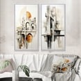 thumbnail image 1 of Designart "Minimalistic Connection Grey Bridge II" Ponts Encadrés Ensemble d'Art Mural de 2 - Architecture Grise Ensemble d'Art Mural Encadré de 2, 1 of 6