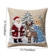 thumbnail image 3 of Fundas de almohada navideñas de 45 x 45 cm, decorativas, de tela suave y con cremallera oculta para decoracin del hogar., 3 of 7