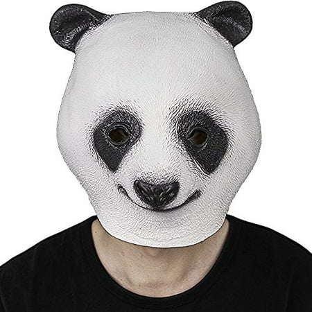 Halloween Mask Costume Party Latex Cute Panda Mask Animal Head Mask