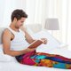thumbnail image 5 of Balery Colorful Abstract Swirls Pantalones de pijama para hombre, pijama ultraligero, pantalón de descanso-X-Large, 5 of 6