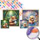 thumbnail image 1 of 2 Uds 5D DIY Taladro Parcial AB Diamante Pintura Pato Kit 45x45cm, 1 of 9
