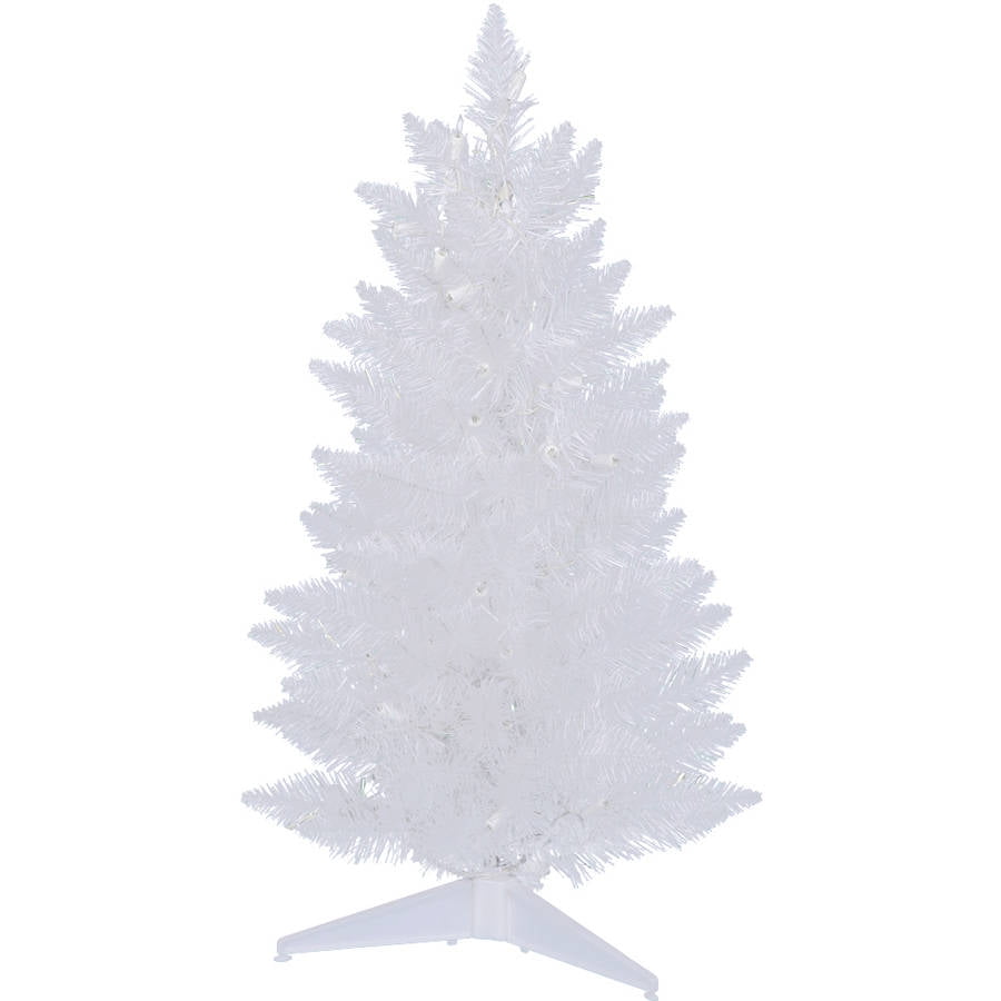 Vickerman Unlit 2.5' Sparkle White Spruce Pencil Pine Artificial
