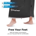 thumbnail image 6 of KingCamp Sleeping Bag for Adults - Warm & Cool Weather Compact Sleeping Bags, Camping, Backpacking, Traveling, Hiking Must Haves (Black) 3.09 lbs, 6 of 9
