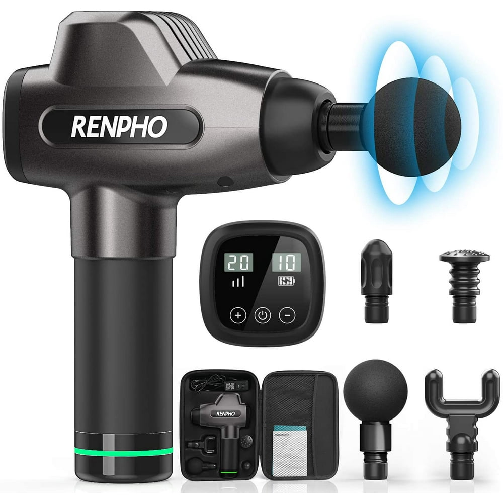RENPHO Massage Gun, Deep Tissue Muscle Massager, Powerful Percussion