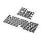 thumbnail image 2 of Pegatinas terales de universales para de mecánica de negro Baoblaze Adhesivos laterales para teclado, 2 of 8