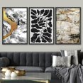 thumbnail image 2 of Hieng Cuadros De Pared De Sala, 3 Piece Canvas Wall Art Woodland Nursery Decor Forest Rivers Canvas Prints Home Artwork Decoration for Living Room,Bedroom(only canvas), 2 of 6
