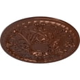 thumbnail image 3 of Ekena Millwork 26"OD x 3"P Tristan Ceiling Medallion (Fits Canopies up to 5 1/2"), Hand-Painted Copper Penny, 3 of 5