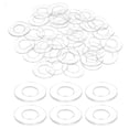thumbnail image 1 of 150Pcs Arandelas Planas M6 Transparentes 6mm ID 12mm OD 1mm Grosor, 1 of 6