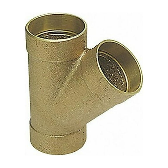 Nibco DWV Wye,45 Deg.,Cast Bronze,2",CxCxC 810 2