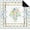 Blue Bow Floral Mahjong31.5"x31.5", variant on Boho Colorful Sunshine Mahjong Mat 31.5 x 31.5 in, Mid Century Modern Boho