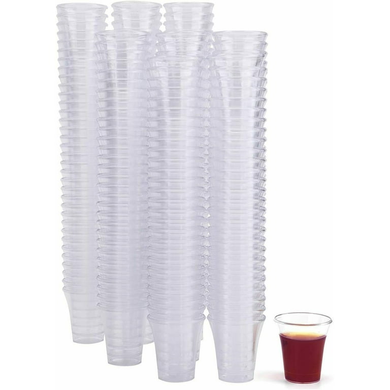 0.5 oz. Clear Plastic Communion Cups, Hard Disposable Cups Fits Standard  Holy Communion Trays (1000pc) - Walmart.com