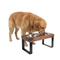 thumbnail image 2 of One Paw, Bamboo Wood & Stainless Steel Dog Dinner with Non-Slip Bottom, 355ml (12 oz), 2 of 7