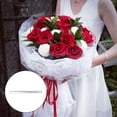 Masteelf 1 Roll Clear Cellophane Wrap Roll for Gift Flower Bouquet