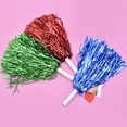 thumbnail image 3 of Troglfold party pompom Cheerleading Pom Poms 6Pcs for Sports Team Spirit,13.78"X0.39"X0.39", 3 of 10