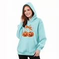thumbnail image 6 of Craaazy Hoodies For Women Long Sleeve Hooded Sweatshirt Halloween Running Hooded Drawstring Tops With Pockets Gifts For Women, 6 of 6