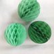 thumbnail image 3 of Bola de panal colgante de Navidad verde turquesa para decoración de fiesta de cumpleaños, niñas, niñas pequeñas, novia, baby shower, boda, despedida de soltera, decoración de fiesta, paquete de 6 JAMW Sencillez, 3 of 5