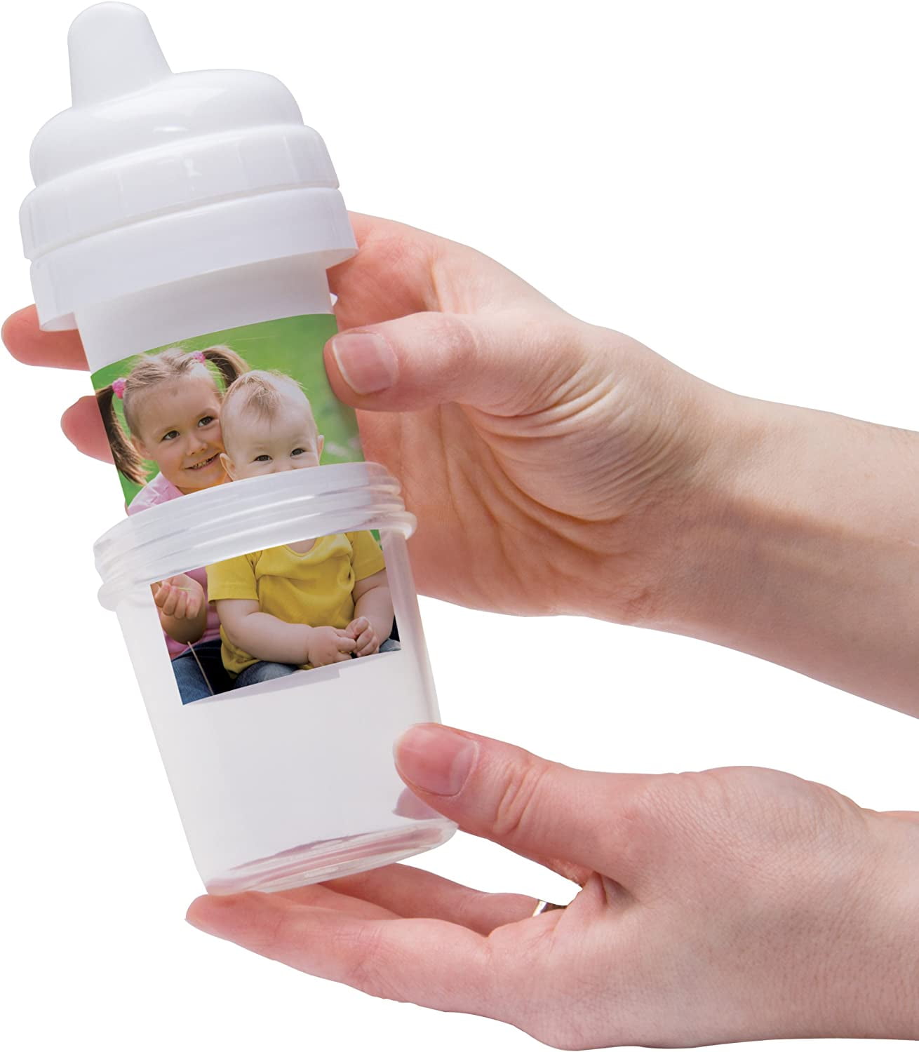 Thermo-Temp 5 oz. Personalized Toddler Sippy Cups in Green - Pack of 24