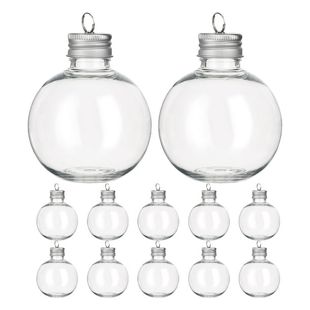 ColoMX 12 botellas transparentes con adorno, rellenables, para bebidas, leche, zumos y dulces, bodas y fiestas. Uso versátil en diversos entornos. 150 ml.