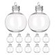 thumbnail image 1 of ColoMX 12 botellas transparentes con adorno, rellenables, para bebidas, leche, zumos y dulces, bodas y fiestas. Uso versátil en diversos entornos. 150 ml., 1 of 8