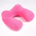 thumbnail image 3 of Almohada inflable con forma de U, joroba de camello, almohada para el cuello, viaje en avión, tres piezas, tesoro de viaje, 3 of 5