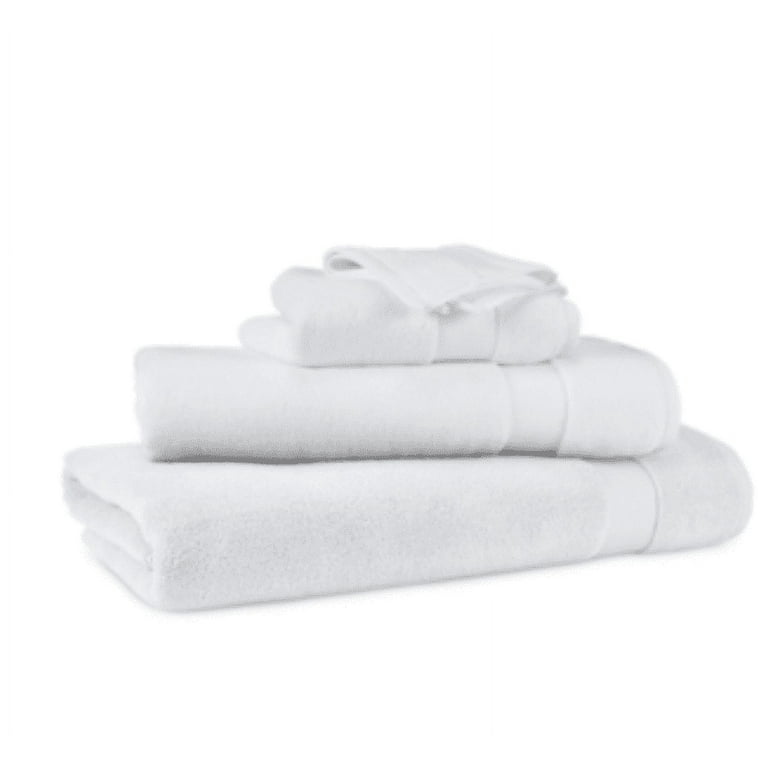 Lauren Ralph Lauren Wescott 100% Cotton 13 x 13 Wash Towel - Sailcloth  White 