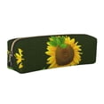 thumbnail image 1 of Fotbe Sunflower3 Estuche para Lápices de Cuero con Estampado, Estuche con Cremallera Resistente, Organizador Compacto y Elegante para Papelería, 1 of 7