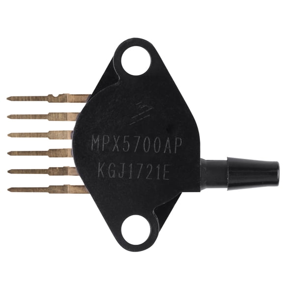 MPX5700AP Absolute Pressure Sensor 15 To 700KPA Black Output Voltage 0.2 V~4.7 V Compact Size Convenient To Use for Automotive Electronics Products
