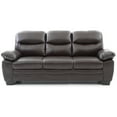 thumbnail image 5 of Glory Furniture Marta Faux Leather Sofa in Dark Brown, 5 of 5