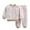 Clothes Set 2#Beige, variant on WAYUTE Boys Pajamas Long Sleeve Flannel Jacquard Homewear Warm Pullover and Pants Fall Winter Sleepwear for Toddler and Kids Comfort Soft 2 Piece Outfits Set