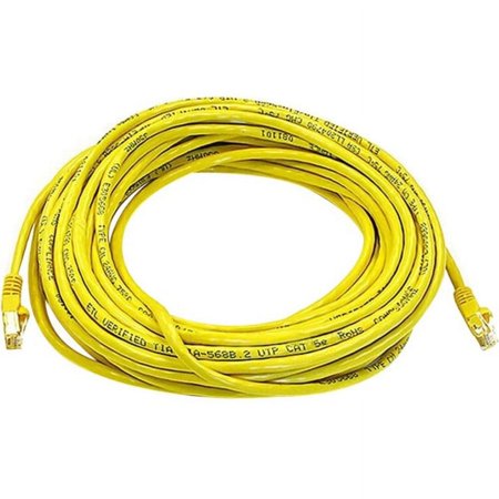 UPC: 0844660021612 | Monoprice Cat5e 24AWG UTP Ethernet Network Patch Cable  50ft Yellow