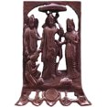 thumbnail image 1 of craftuno Handcrafted Copper Finish Ram Darbar Tabletop & Wall Hanging, 1 of 1