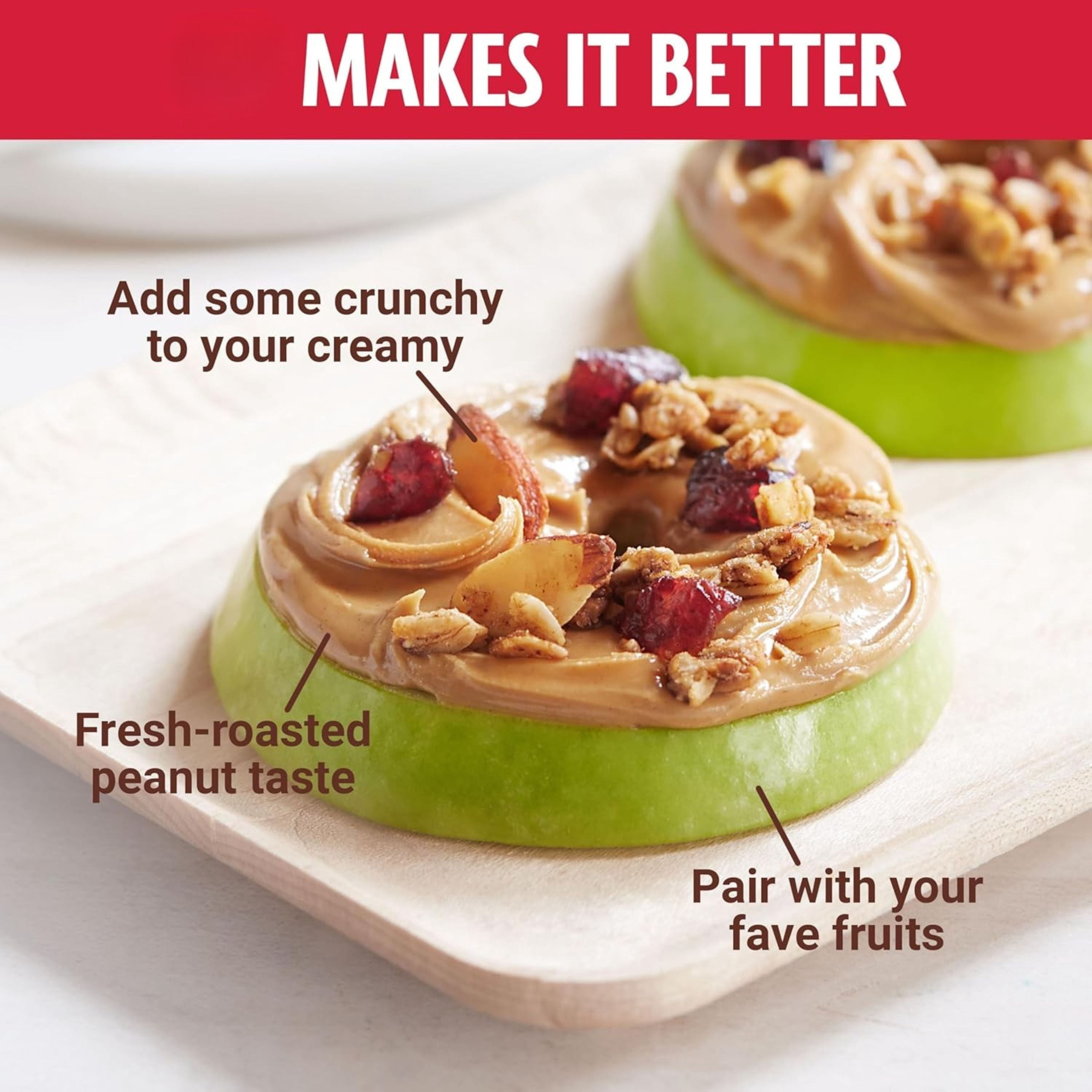 if Creamy Peanut Butter Family Size Bundle – 4 lb Can, 5 Mini Cups (3/4 oz Each) and Wooden Spoon