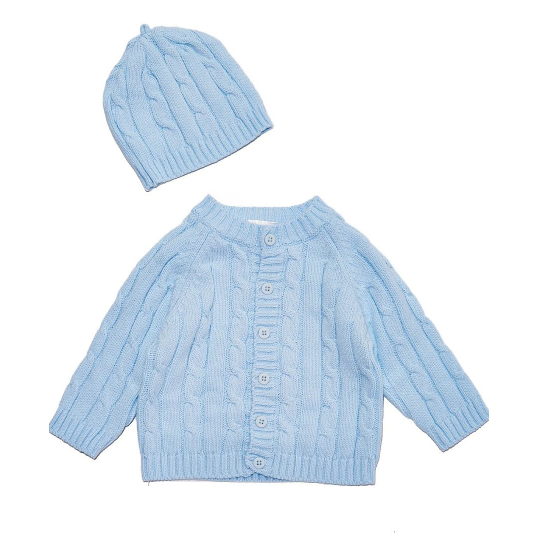 cable knit baby cardigan