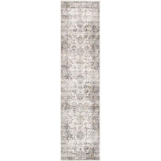 Pasargad Home PRC-1022IG 2.06x8 2 ft. 6 in. x 8 ft. Amadeus Design Power Loom Runner Rug, Ivory