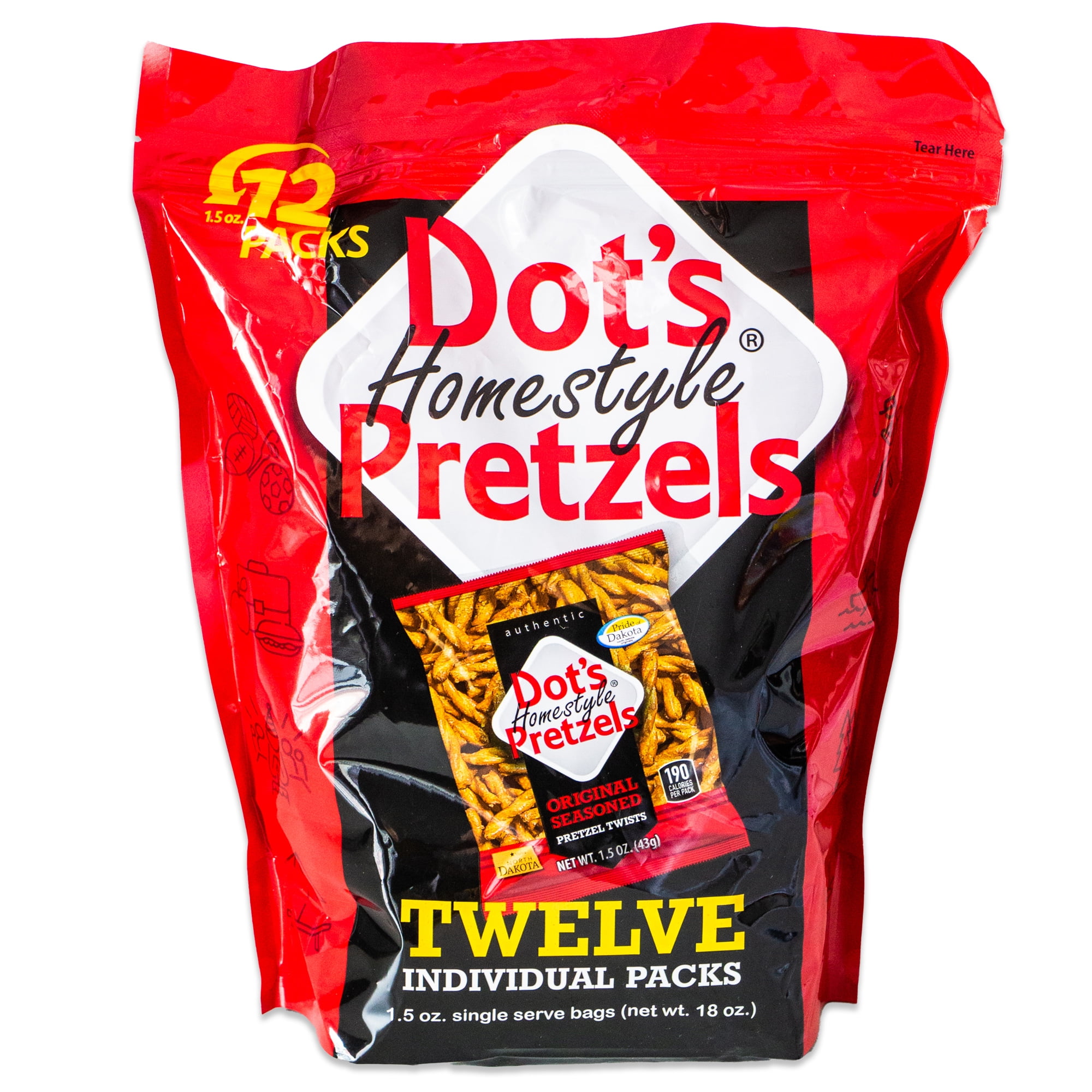 Dot's Homestyle Pretzels Original Seasoned Pretzel Twists Gourmet