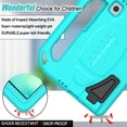 thumbnail image 6 of BMOUO Kids Case for Samsung Galaxy Tab A11 8.7 Inch 2025/A9 8.7" 2023 /Tab A7 Lite 8.7" 2021- with Built-in Screen Protector, Shockproof Samsung Galaxy Tab A11/A9/A7 Lite Case 8.7 Inch - Cyan, 6 of 7