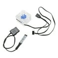 PC Water Flow Meter Indicator G1/4 Thread 3 Way Acrylic Water Cooling