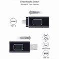 OUSITAID 64GB Mobile USB Flash Drive for iPhone iPad and Most USB