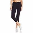thumbnail image 3 of Hanes Women's Stretch Jersey Capri Leggings, 21" Black L, 3 of 3