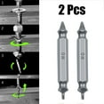 thumbnail image 1 of 2pcs 0# Damaged Screw Extractor with Drill Bit Broken Screws Removal Tool 2-3mm, 1 of 11