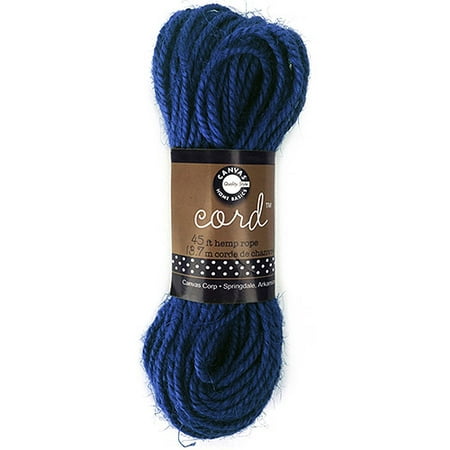Natural Hemp Rope Toy - Hemp Rope, 45', Black