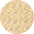 thumbnail image 1 of Ahgly Company Machine Washable Indoor Round Solid Brown Modern Area Rugs, 8' Round, 1 of 4