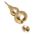 thumbnail image 4 of WHAMVOX  Brass Small Ornaments Antique Gourd Figurine Vintage Miniature Golden, 4 of 7