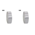 thumbnail image 2 of Matsuzay Embalaje de regalo Satén DIY Cinta artificial Favor Bolsa Envoltura Scrapbook Crafting Cinta 4cm Blanco 4cm 2piezas Matsuzay CBP149766, 2 of 6