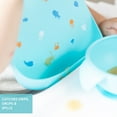 thumbnail image 3 of Bumkins Baby and Toddler Bibs, Silicone Bib, Baby & Toddler 6-24 Mos (Ocean Life), 3 of 6