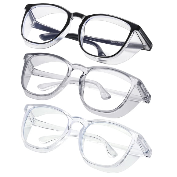 Gafas de seguridad Konqkin Nurses con montura cuadrada antivaho