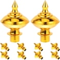 thumbnail image 1 of 10pcs Flagpole Topper Flagpole Ornament Replacement Flag Poles Decor Flag Pole Ball Toppers, 1 of 8