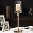 thumbnail image 1 of Candelabros para velas con, candelabro para Navidad, , hogar, boda, comedor, , centro de , decoración L Colco Candelero de mesa, 1 of 8